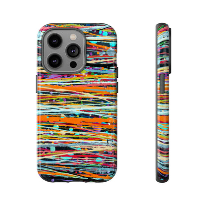 Oil painting - Stripe - Protective Phone Case