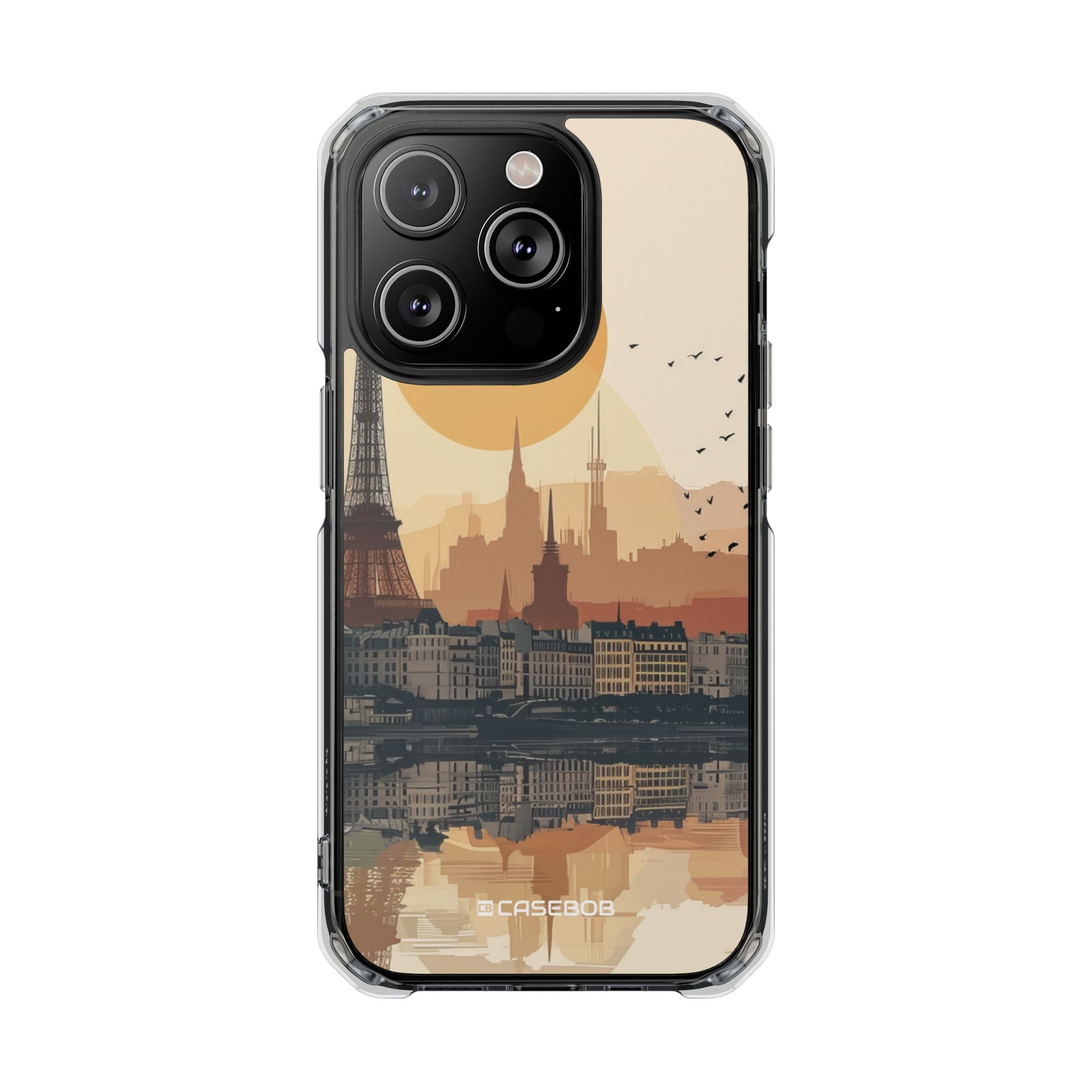 Parisian Sunset Serenity - Phone Case for iPhone