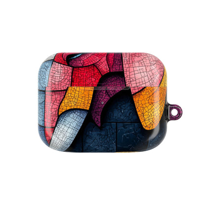 Blue Mosaic Elephant - AirPods Case