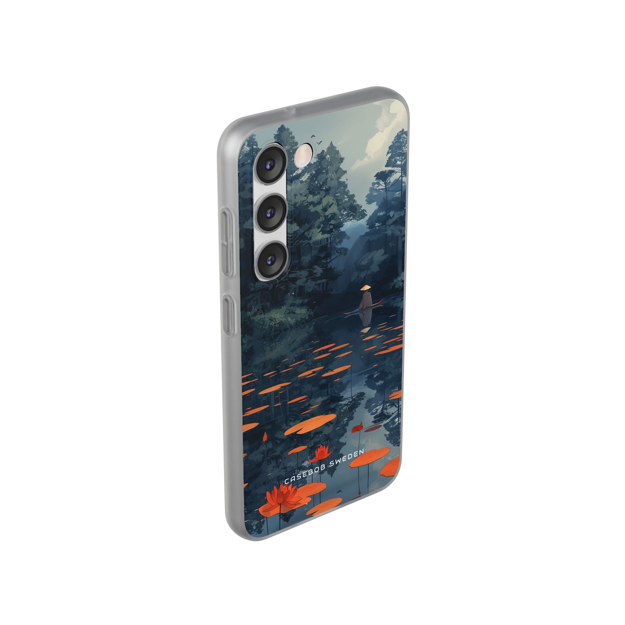 Tranquil Lotus Reflections Samsung S23 - Flexi Phone Case