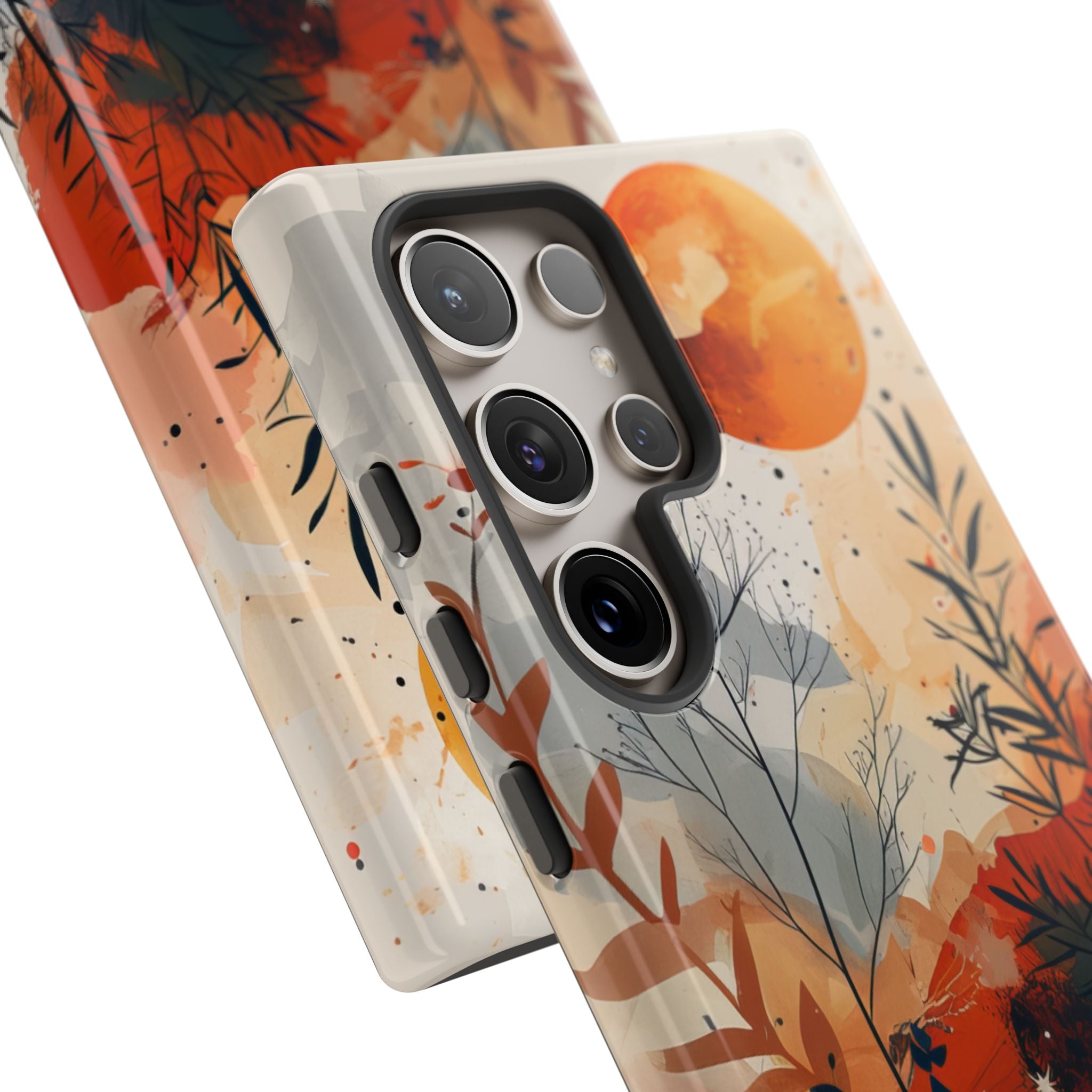 Orange Solstice Samsung S24 Ultra Case - Tough