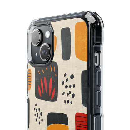 Vibrant Shapes Dance iPhone Case - Impact