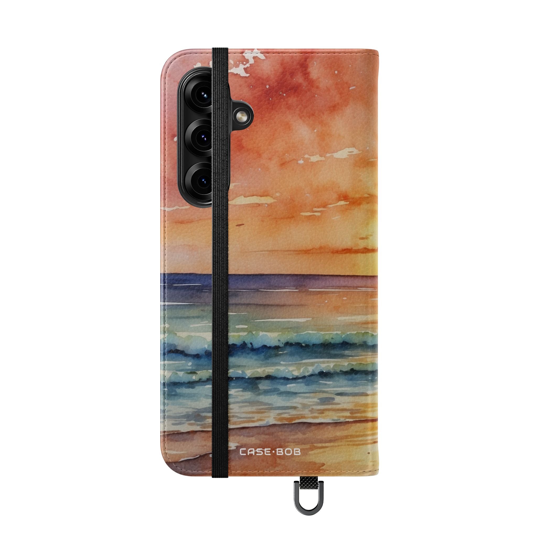 Golden Palm Sunset - Samsung S25+ Case - Lompakko