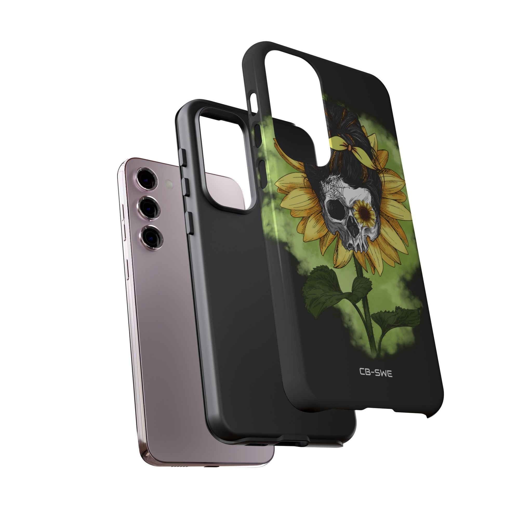Sunflower Skull Fusion - Samsung Case