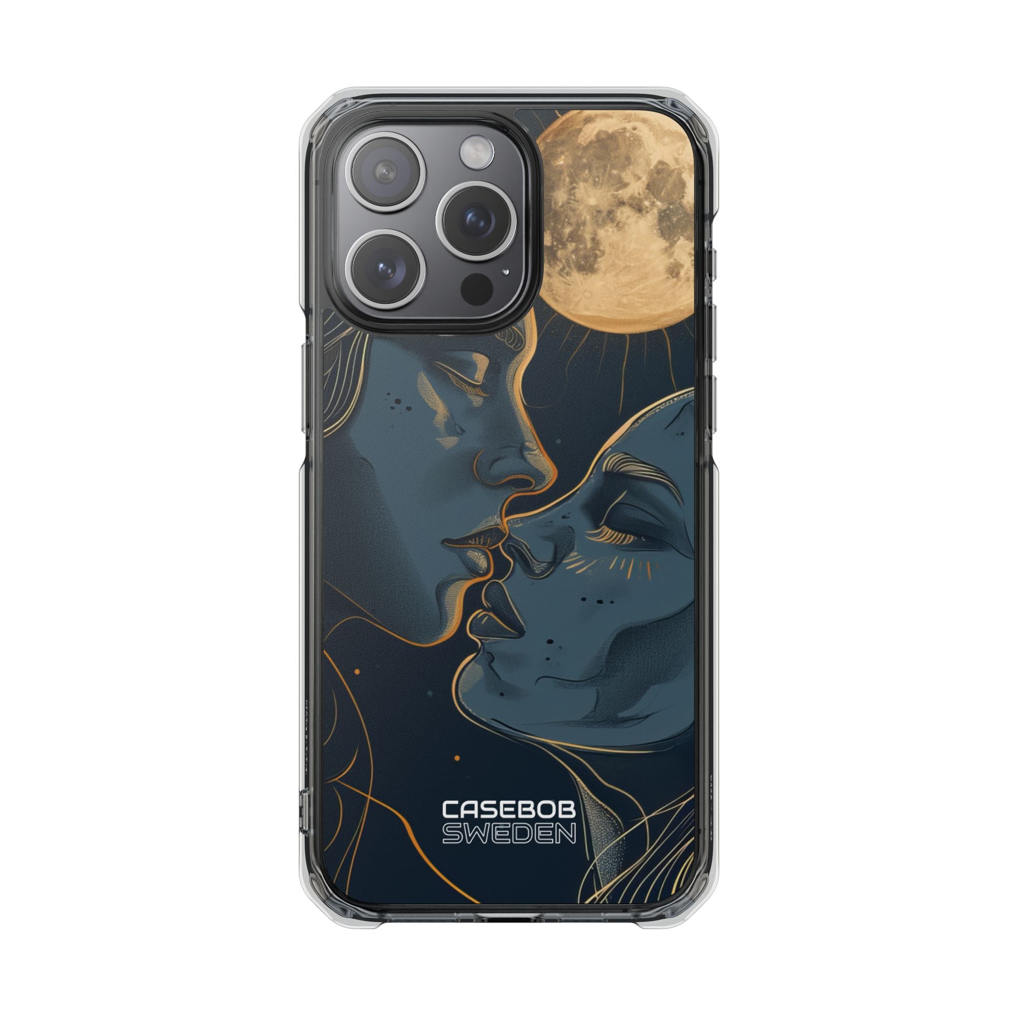 Moonlit Lovers Whisper iPhone 15 - Impact Clear+