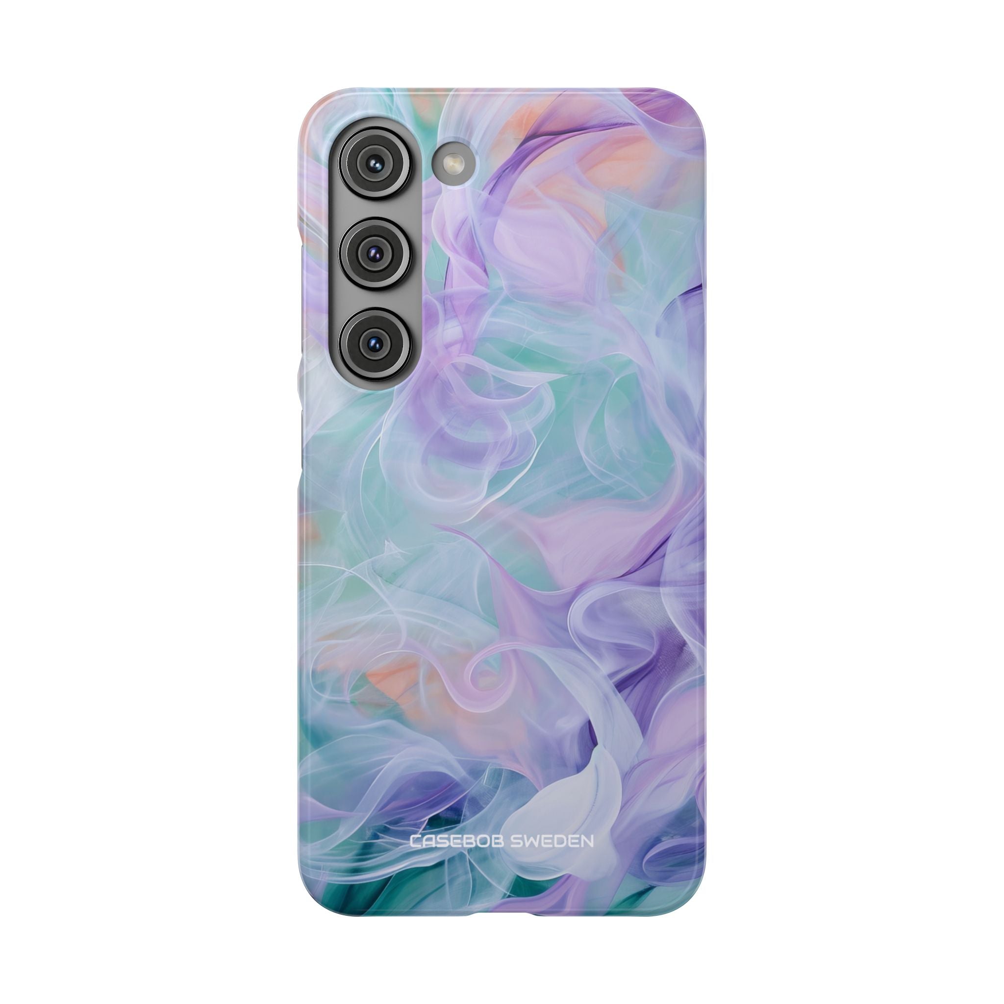 Purple Peach Whirl - Slim Samsung S23 Phone Case