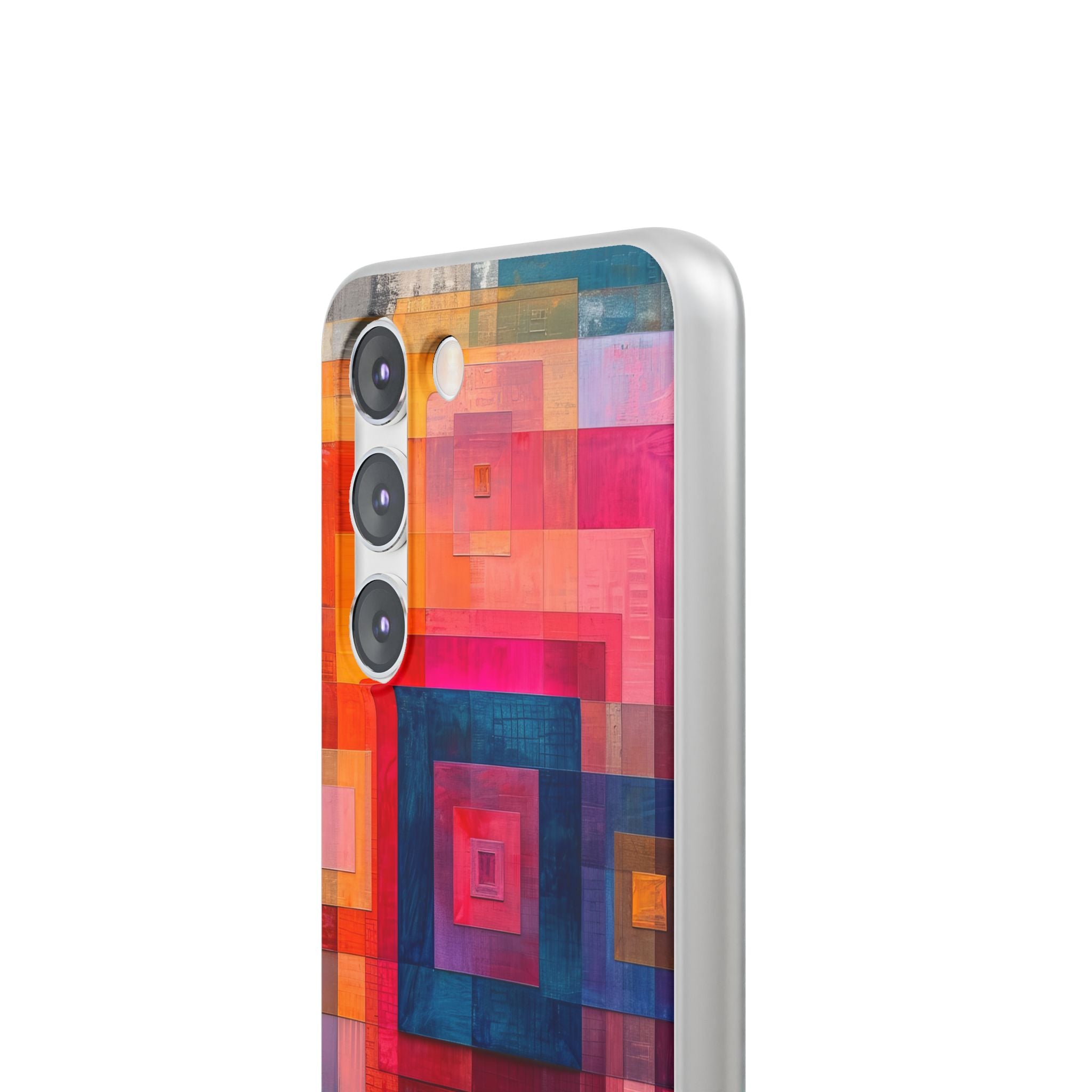 Vibrant Geometry - Flexi Samsung S23 Phone Case