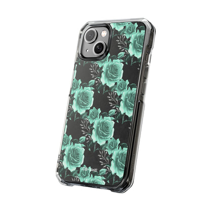 Turquoise Rose Symphony iPhone Case - Impact