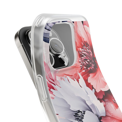 Coral Bloom iPhone 16 Pro Case - Soft