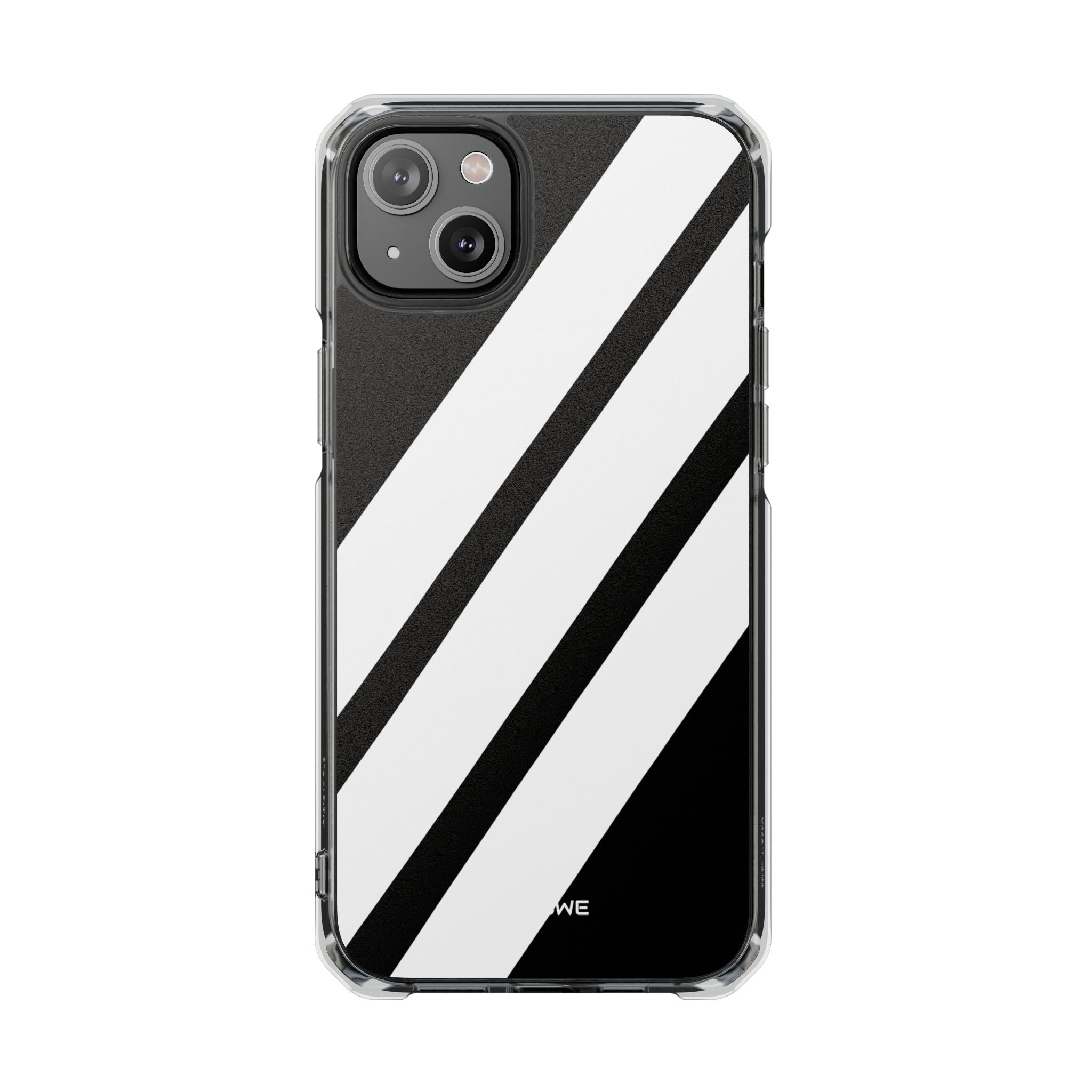 Monochrome Diagonal Symmetry iPhone Case - Impact