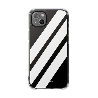Monochrome Diagonal Symmetry iPhone Case - Impact