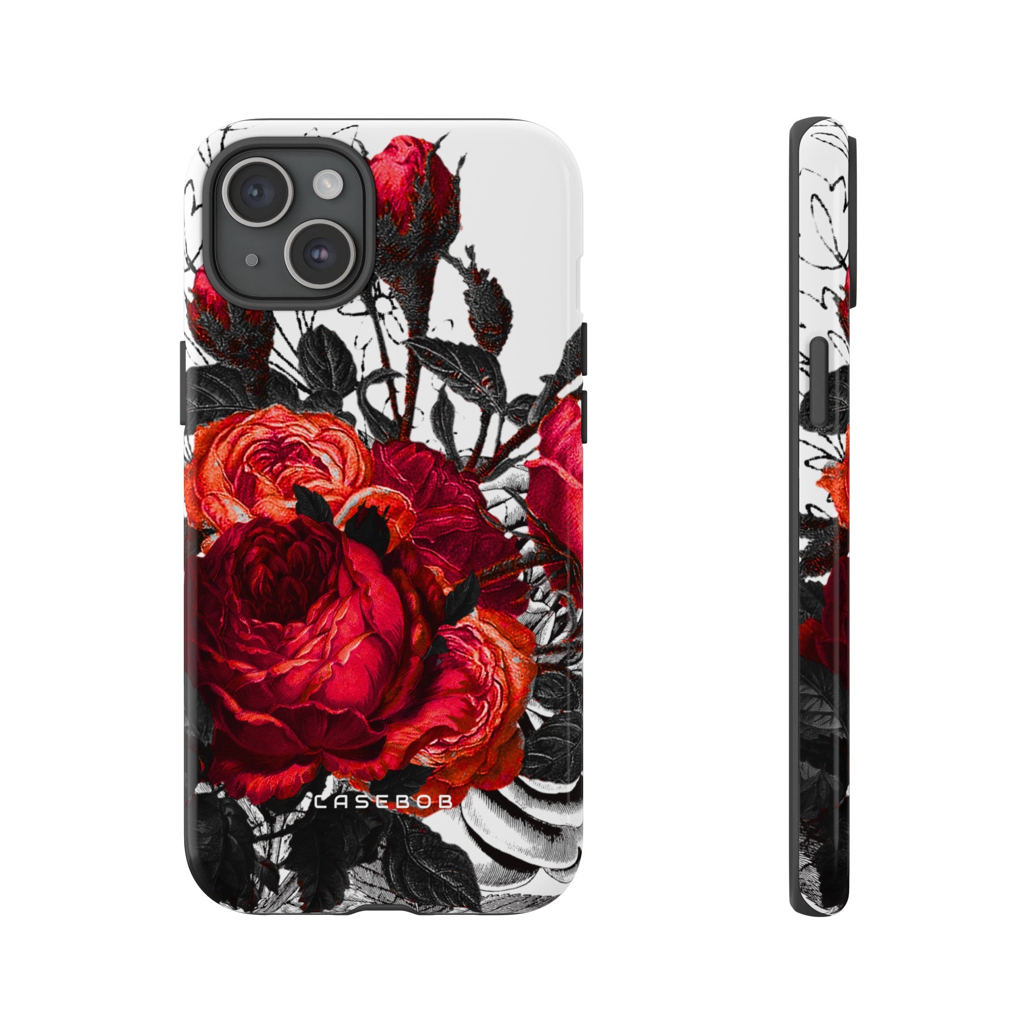 Serarose Gothic Flower - Protective Phone Case