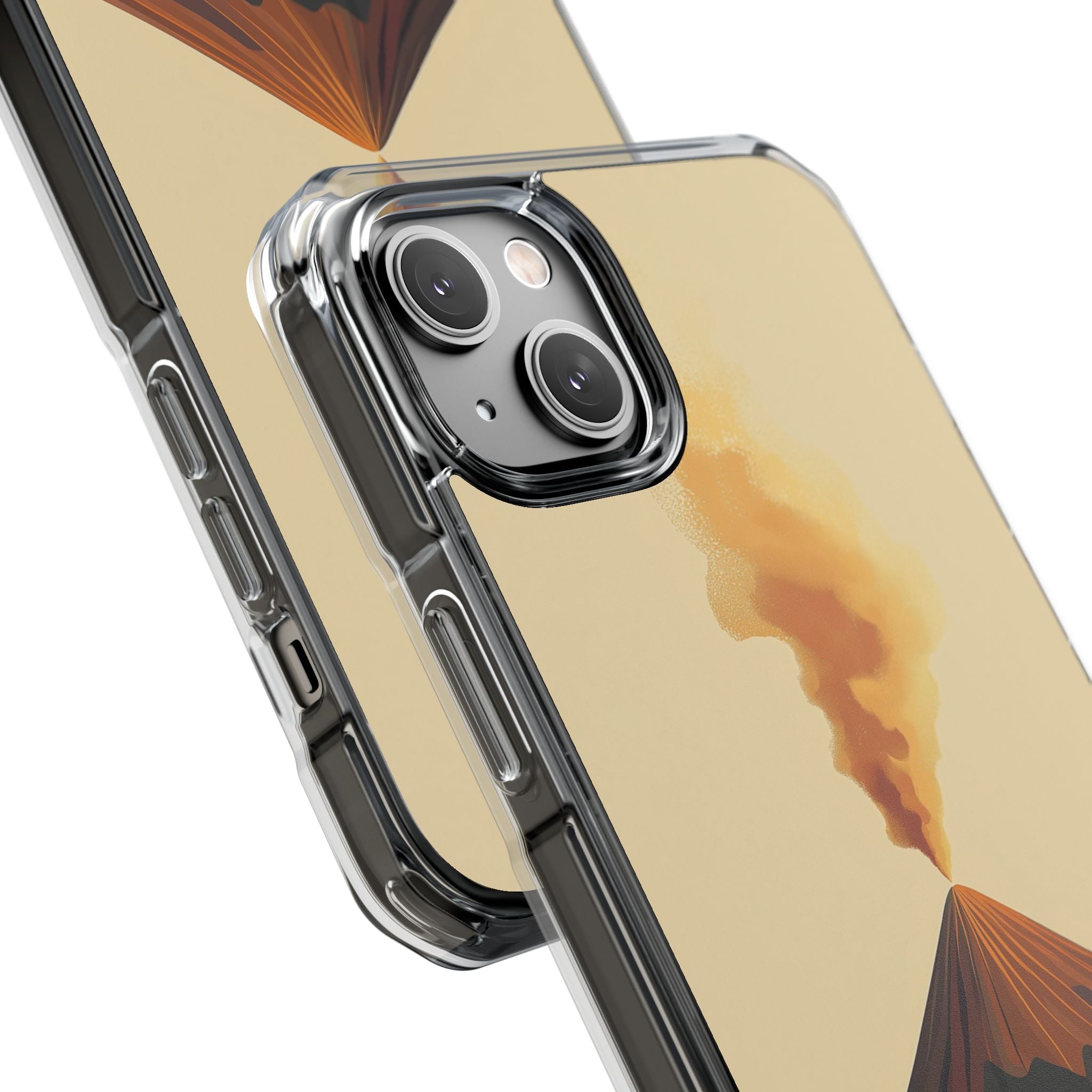 Volcano Erupts Brightly iPhone Case - Impact