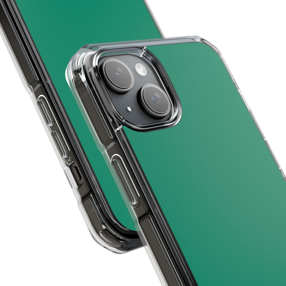 Emerald Green Shade | Phone Case for iPhone (Clear Impact Case - Magnetic)