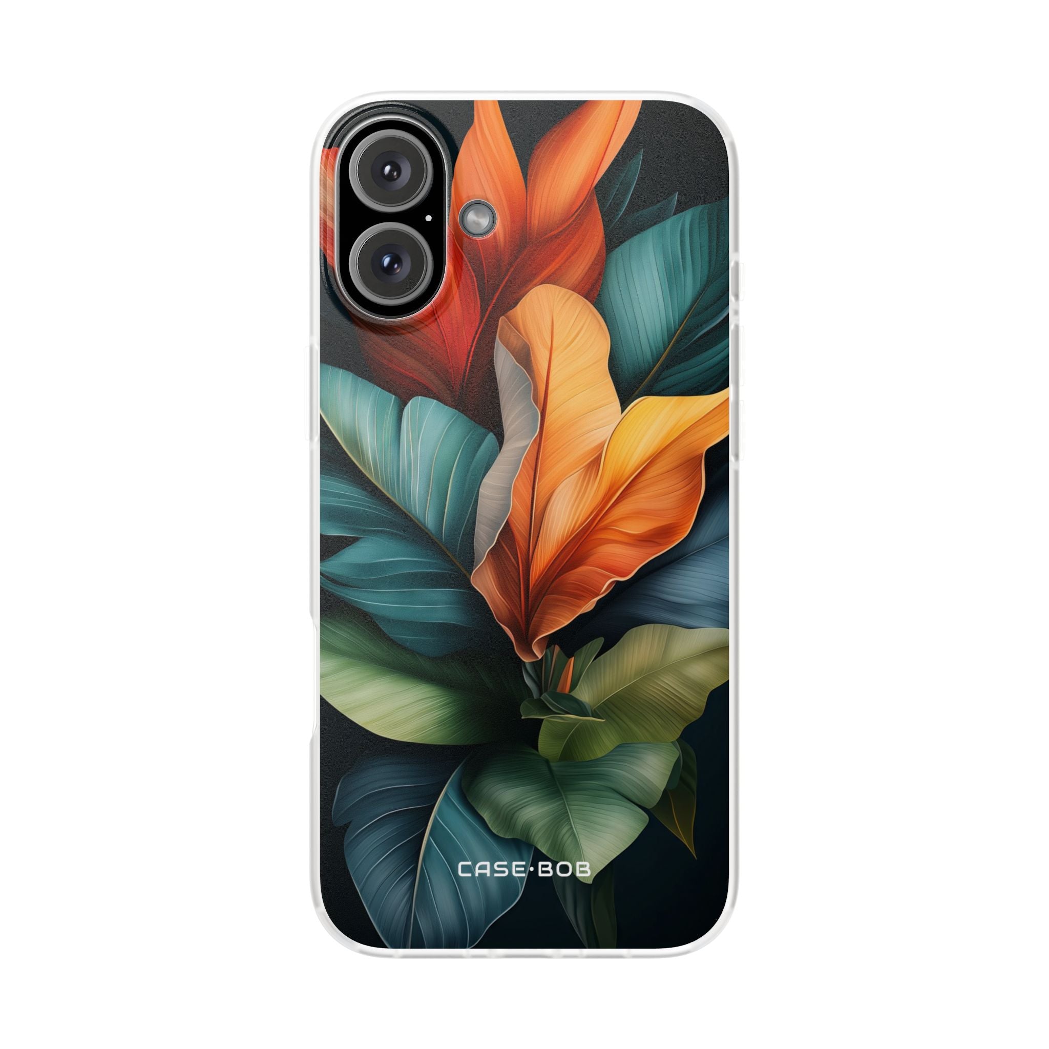 Tropical Leafburst iPhone 16 Plus Case - Soft