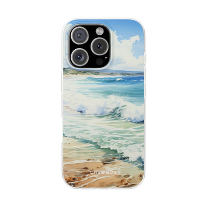Foamy Wave Breeze iPhone 16 Pro Case - Soft