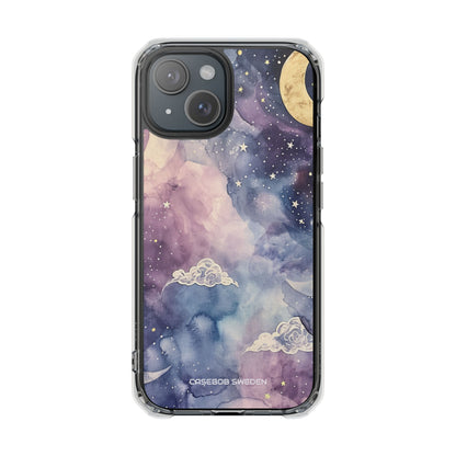 Dreamy Celestial Night - Clear Impact iPhone 15 Phone Case