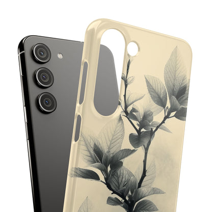 Beige Branch Art - Slim Samsung S23 Phone Case