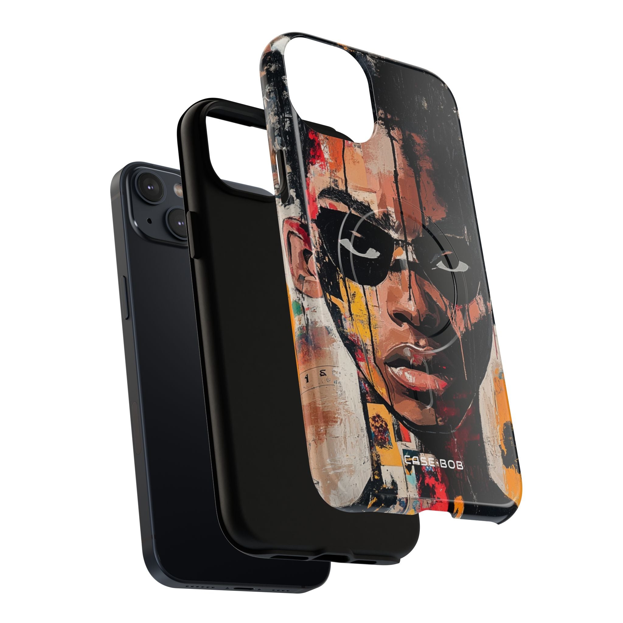 Masked Portrait Drips iPhone 14 Plus Case - Tough+