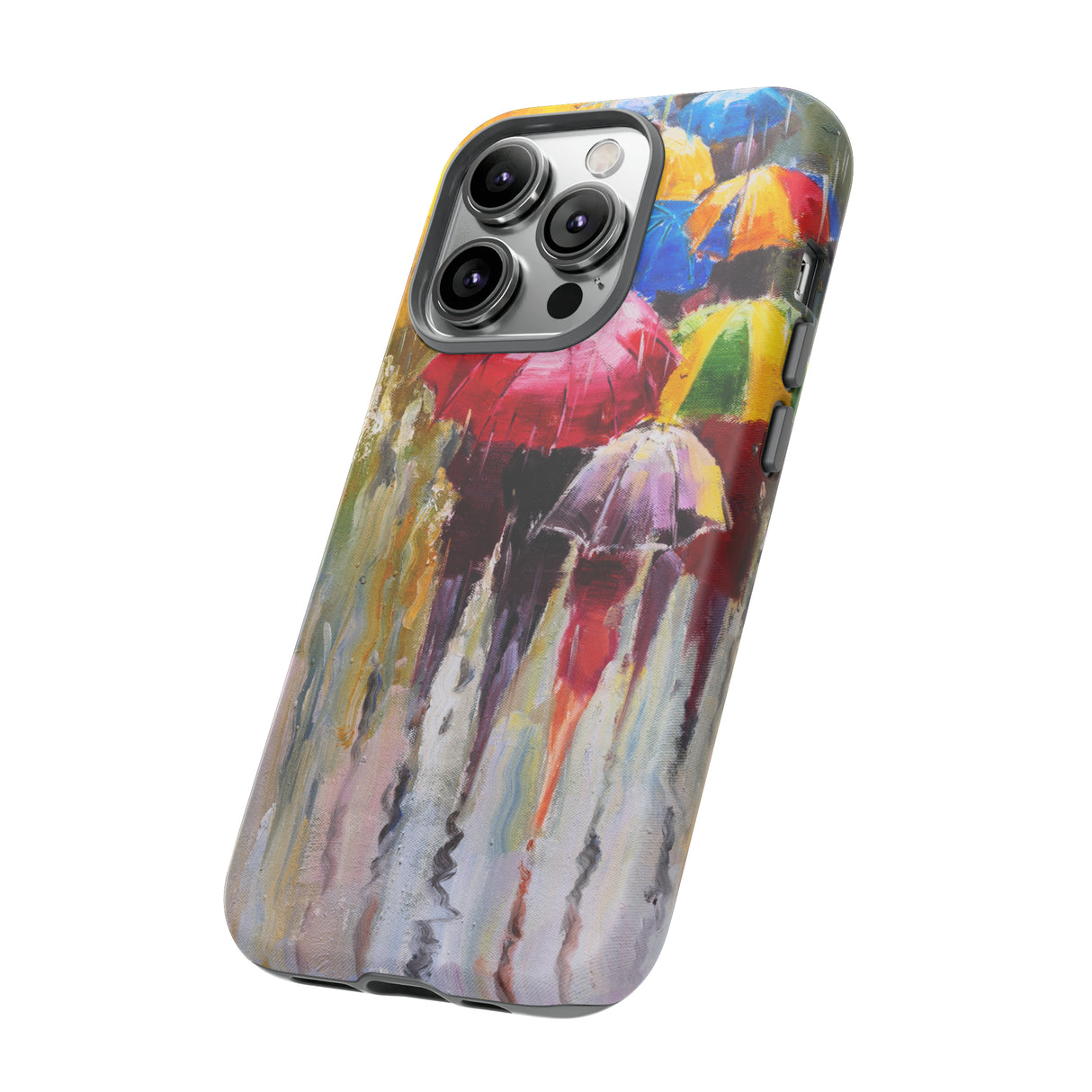 Oil Painting - Rainy Day - Protective Phone Case