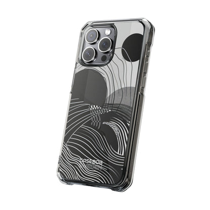 Monochrome Motion Flow iPhone 15 - Impact Clear+