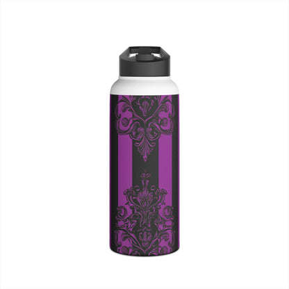 Baroque Stripes - Stainless Steel Water Bottle