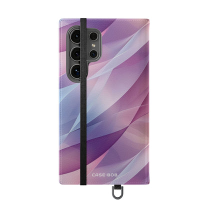 Pink Leafwave - Samsung S24 Ultra Case - Lompakkokotelo