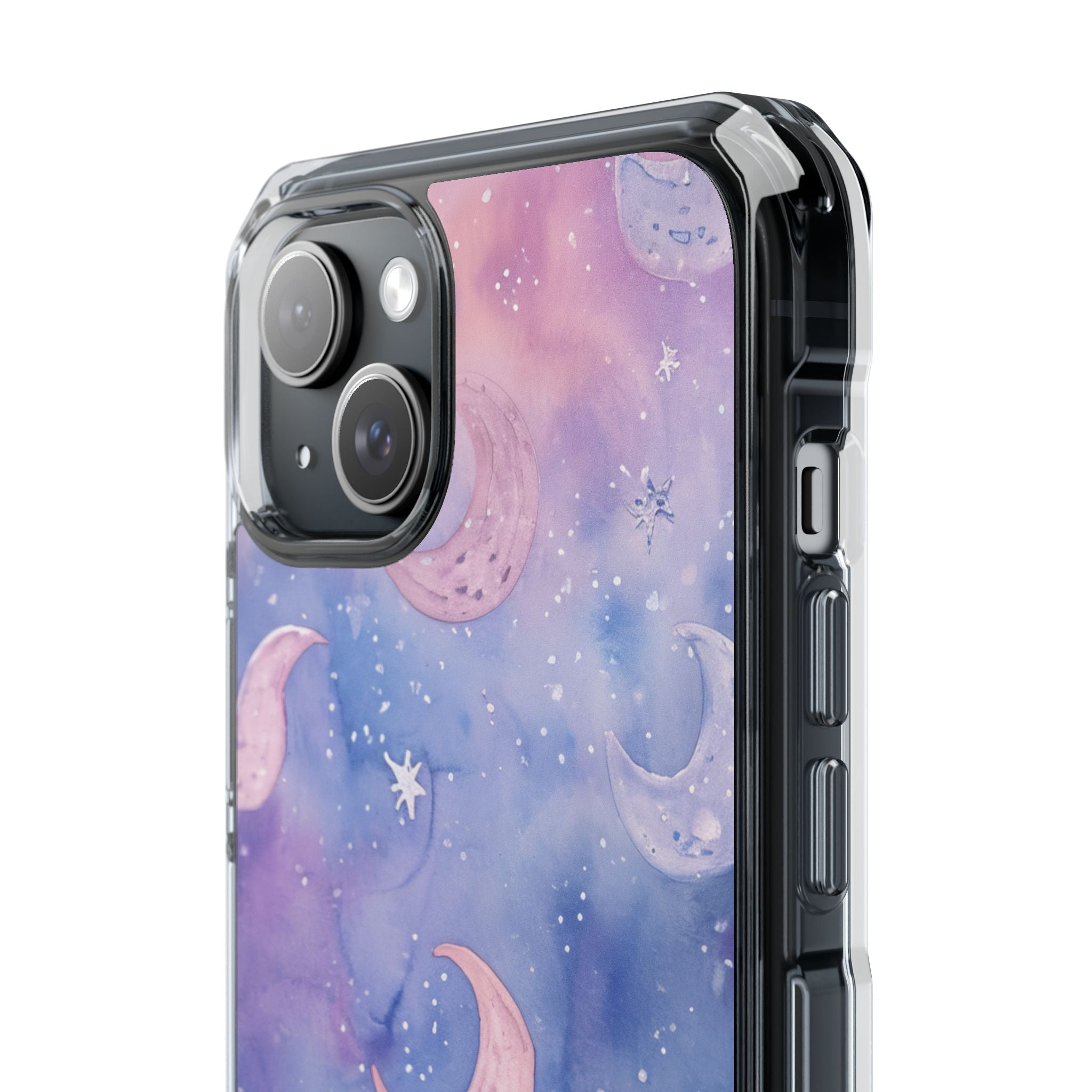 Celestial Dreamscape - Clear Impact iPhone 15 Phone Case