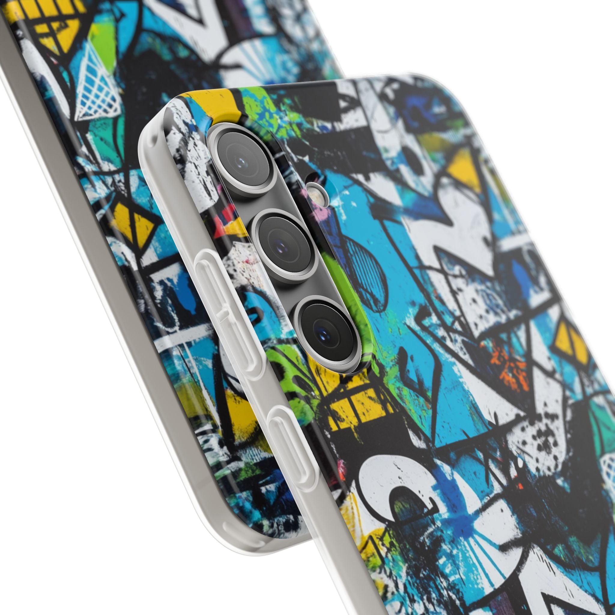 White Ripple Drift Samsung S24 Plus Case - Soft