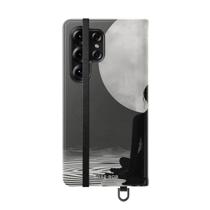 Kuunvalossa hiljaisuus - Samsung S25 Ultra Case - lompakkotyyppinen