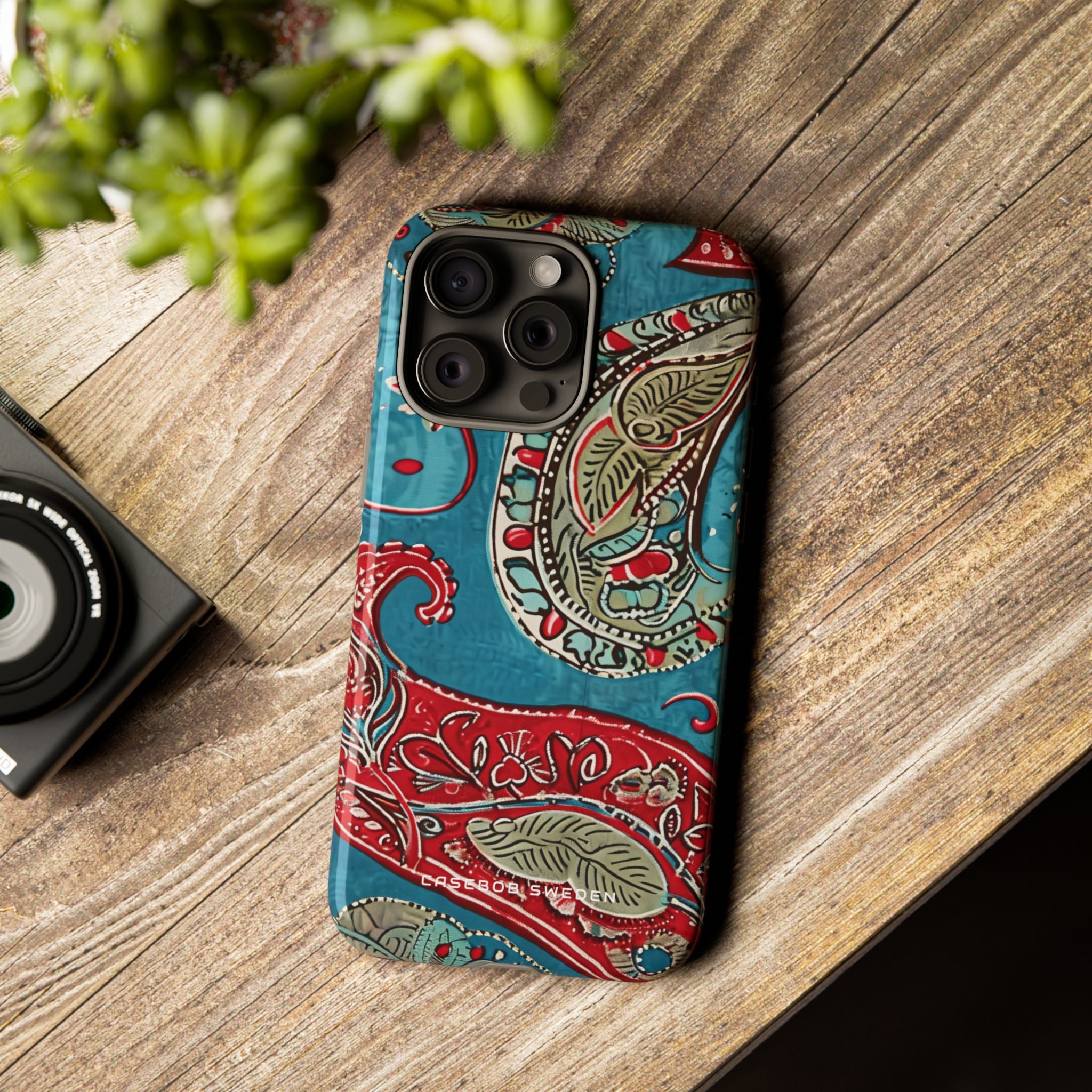 Vintage Paisley Elegance iPhone 15 - Tough Phone Case