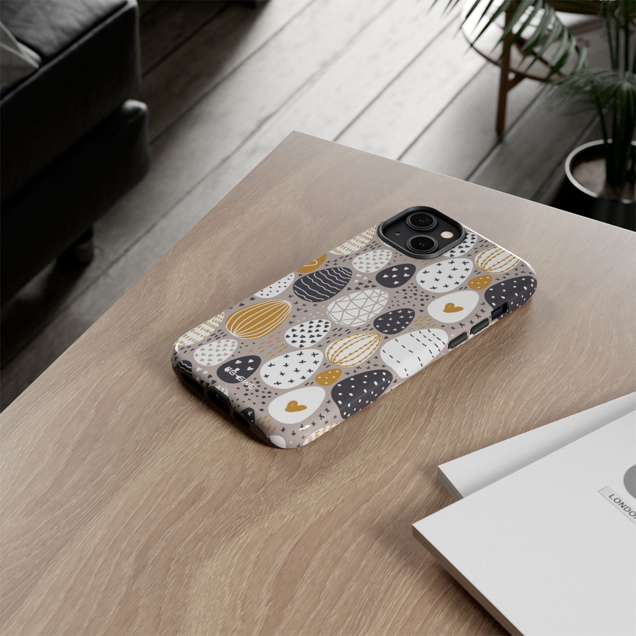 Easter Eggs Playful - iPhone Case