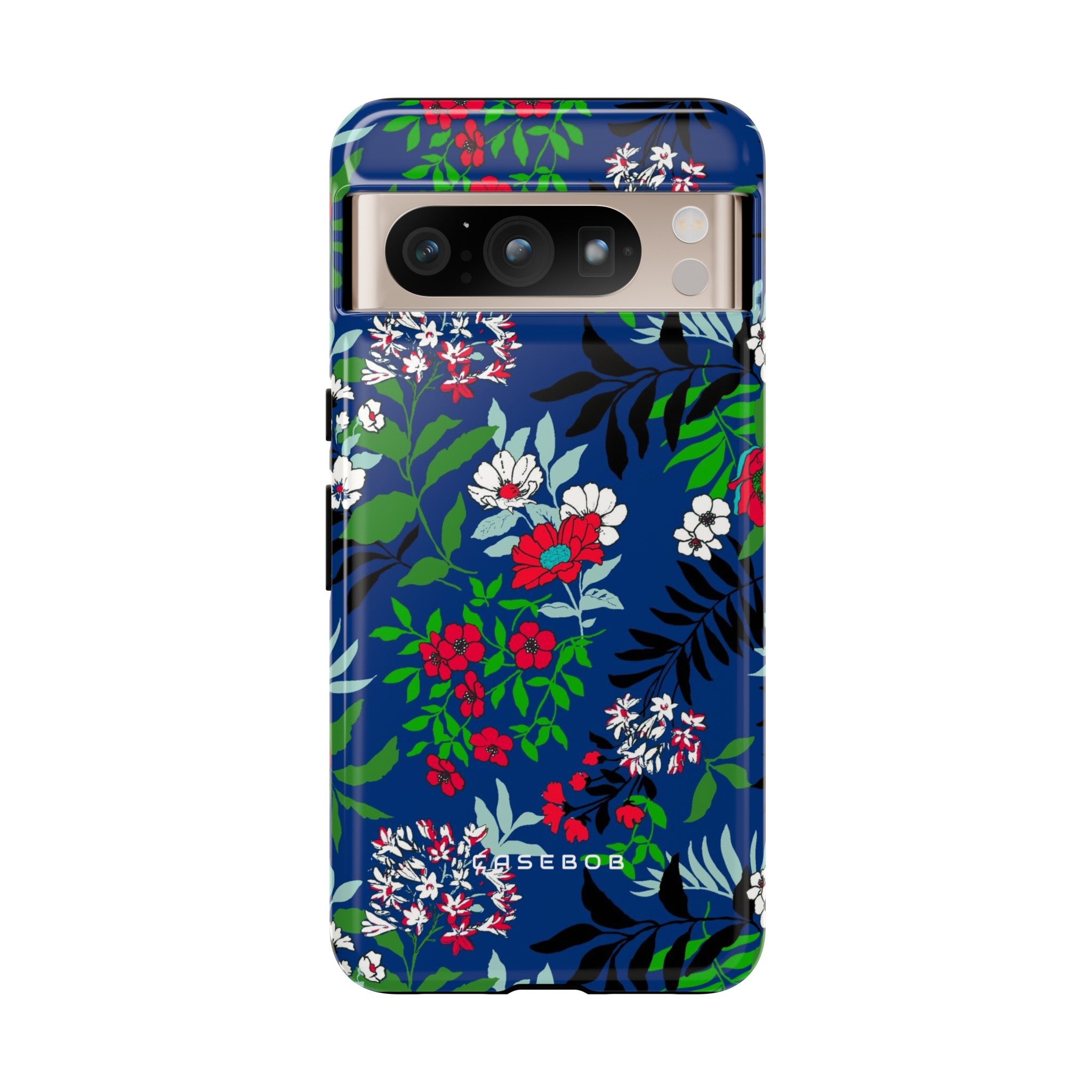 Blue Art Flowerfield - Protective Phone Case