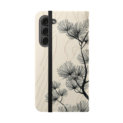 Spiky Tree Sunset - Samsung S23+ Case - Wallet