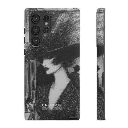 Vintage Feather Elegance  Samsung S22 - Tough