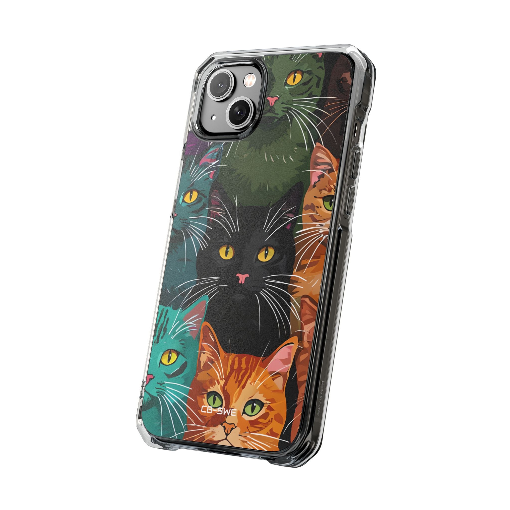 Colorful Cat Charisma iPhone Case - Impact
