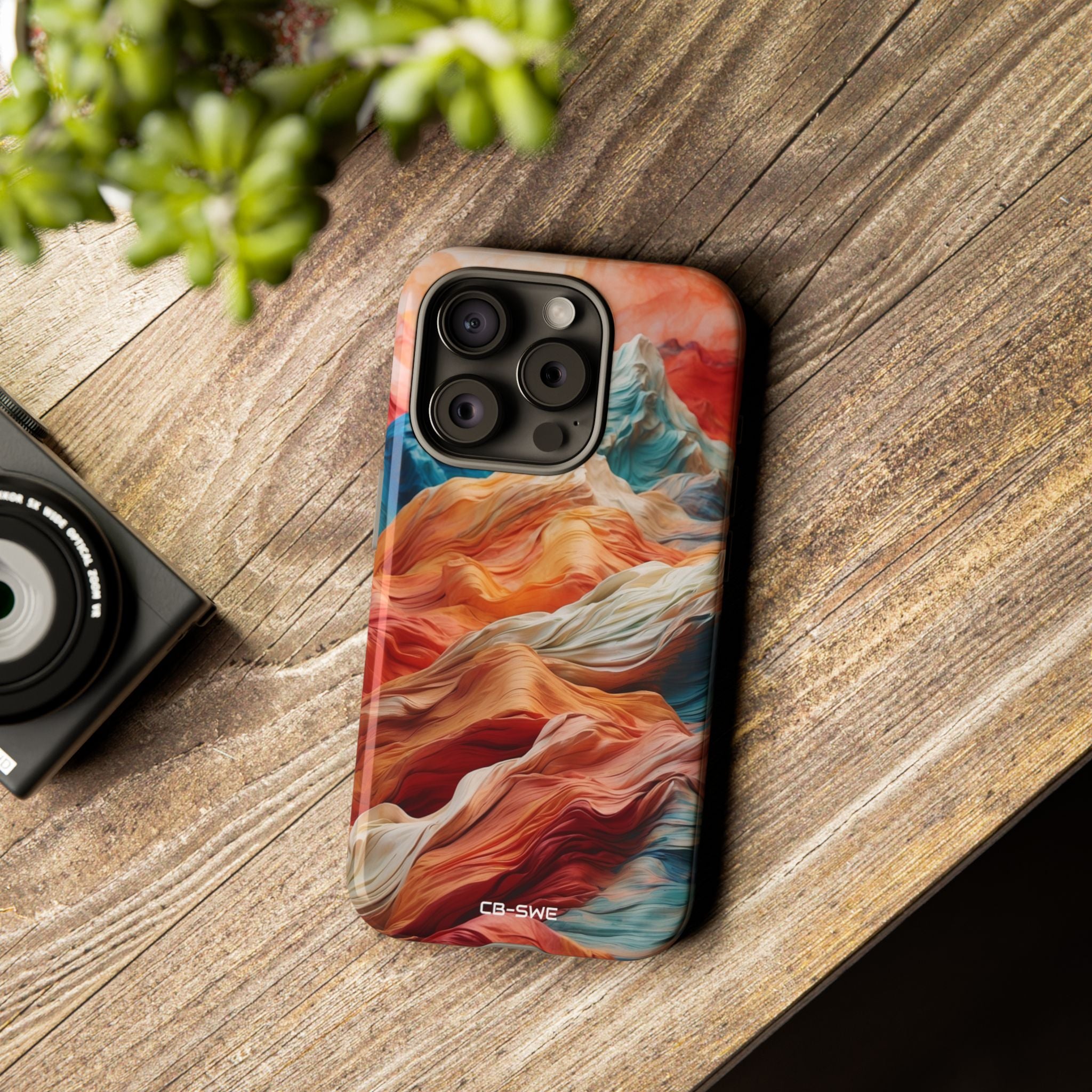 Mountain Waves Flow - iPhone Case