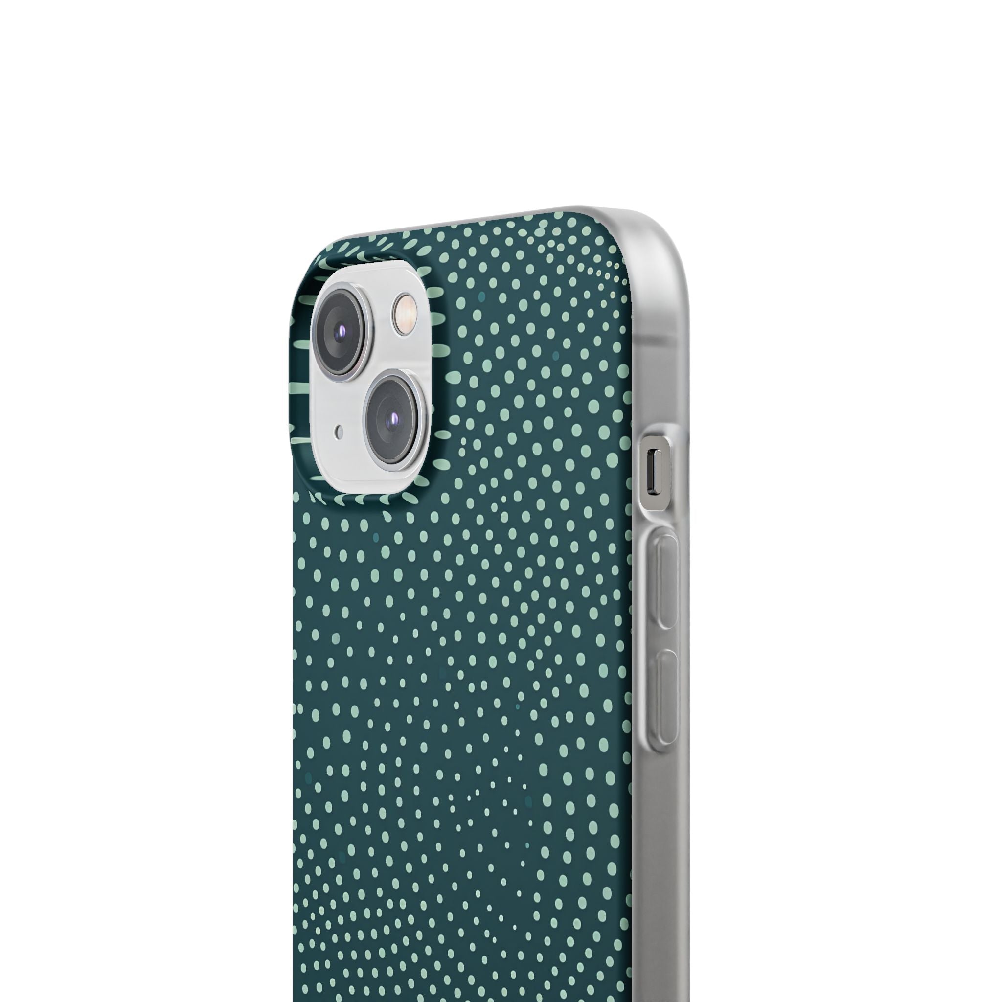 Teal Rippleflow iPhone 14 - Flexi Phone Case