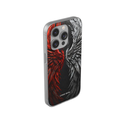 Crimson White Wings iPhone 14 Pro Case - Soft
