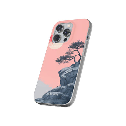 Crimson Moon Tree iPhone 14 Pro Case - Soft
