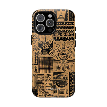 Tribal Faces iPhone 16 Pro Max Case - Tough+