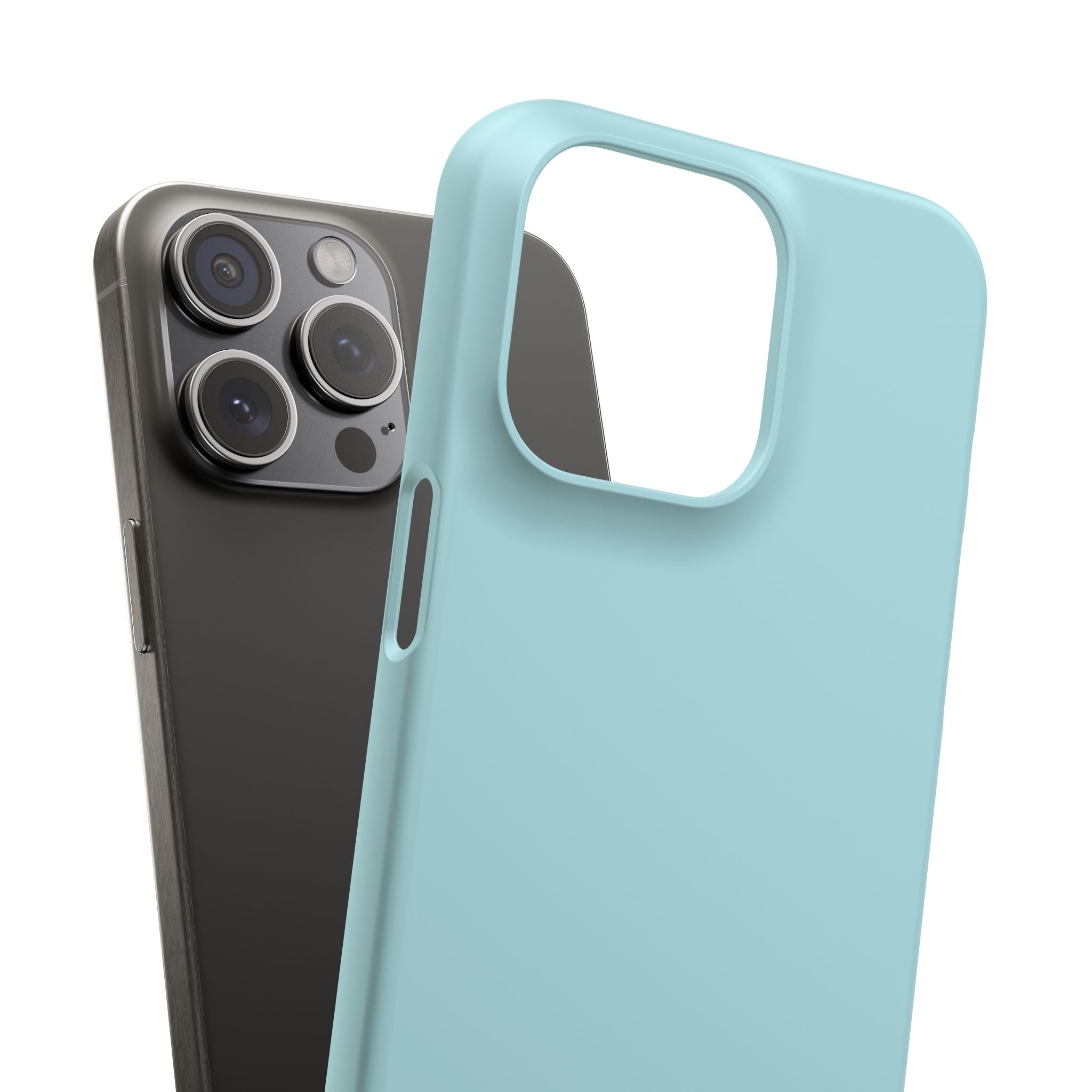 Powder Blue iPhone 15 - Slim Phone Case