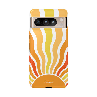Retro Sunshine Waves - Google Pixel Case