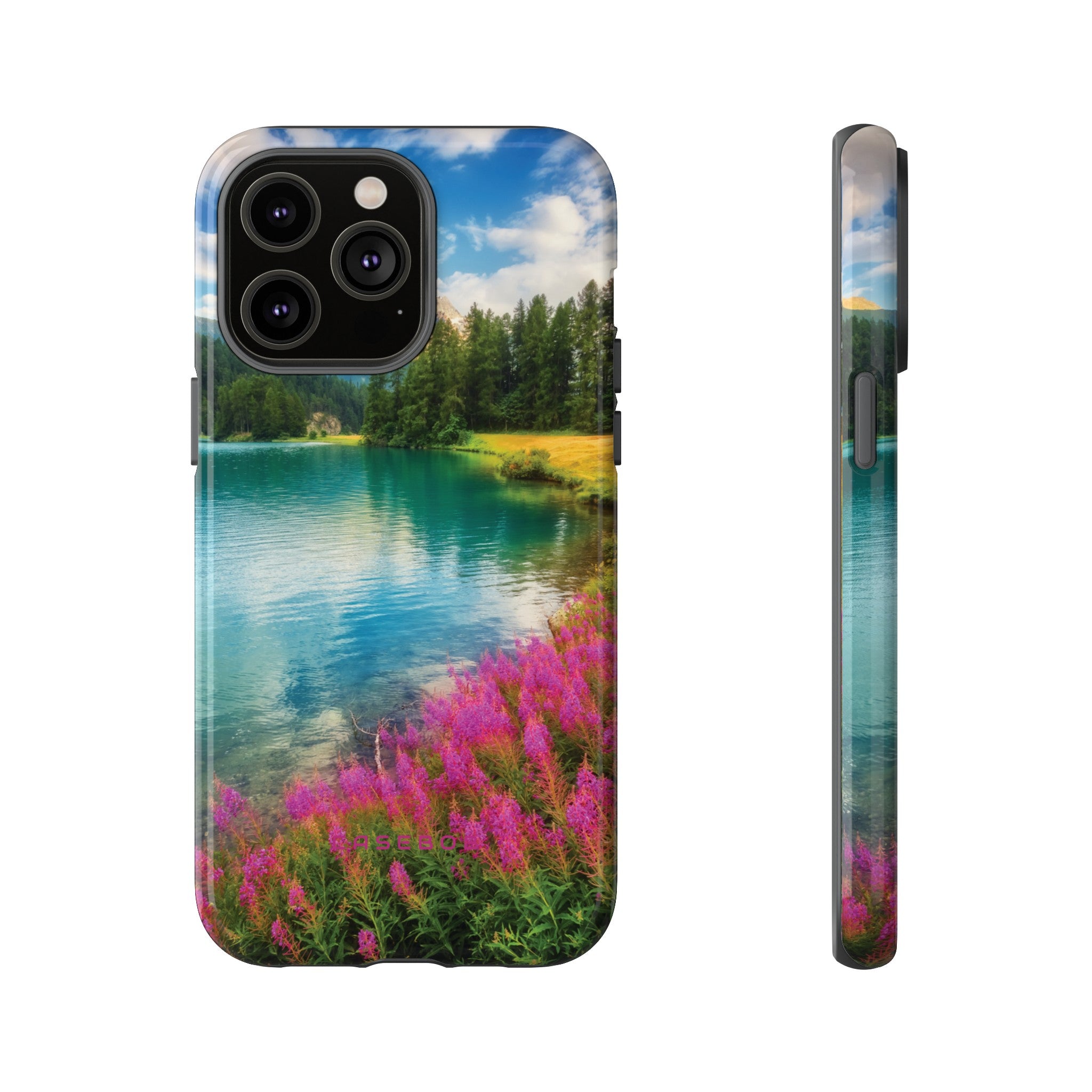 Azure Alpine Lake Phone Case - Protective Phone Case