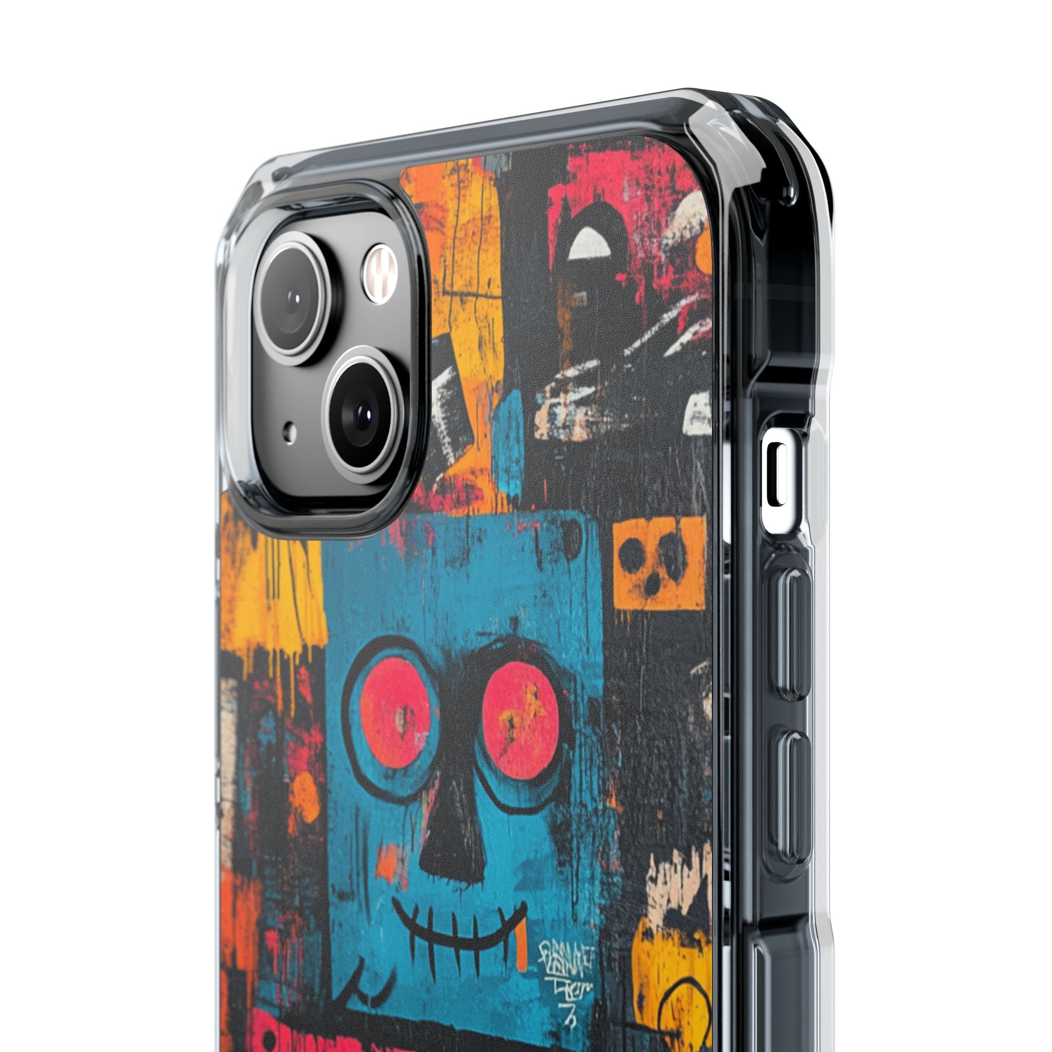 Blue Stitch Smile iPhone 14 Plus Case - Impact