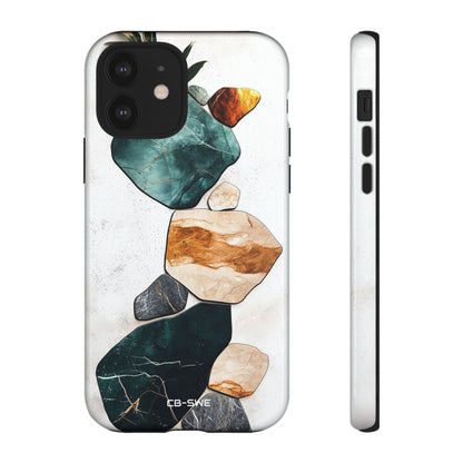 Stone Shapes Embrace - iPhone Case