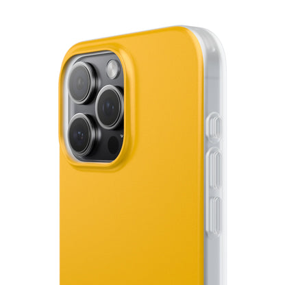 Amber Yellow - Flexi iPhone 15 Phone Case