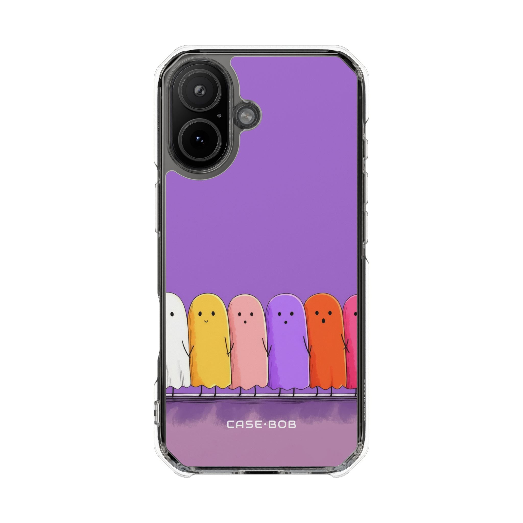 Ghostly Row Purple iPhone 17 Case - Impact