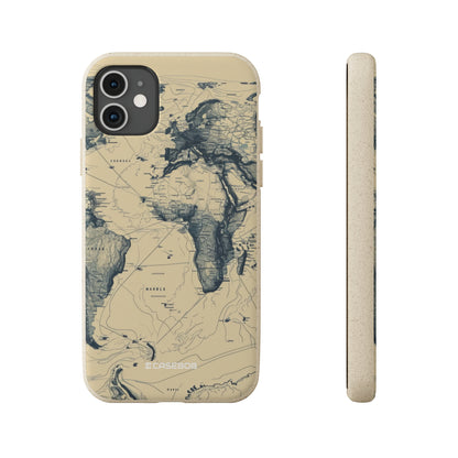 Vintage World Map | Biodegradable Phone Case