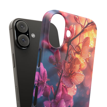 Surreal Flower Harmony iPhone 16 - Slim Phone Case